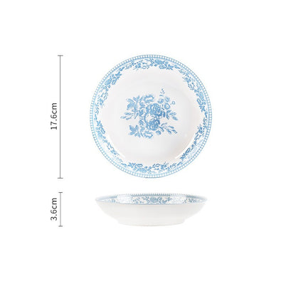 Blue Danube dinnerware – Deep Plate – 7 in