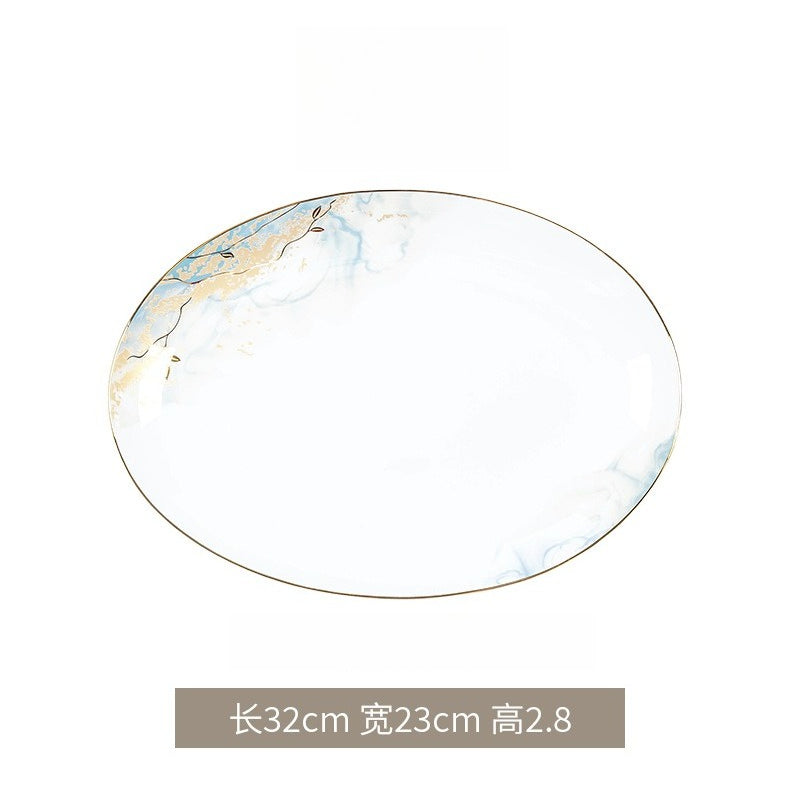 Jingdezhen glazed dinnerware set – detail