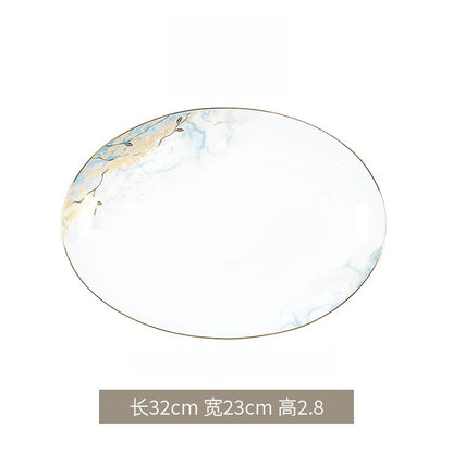 Jingdezhen glazed dinnerware set – detail