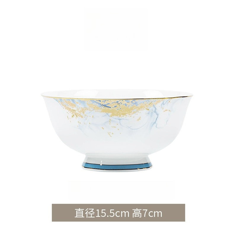 Jingdezhen glazed dinnerware set – detail