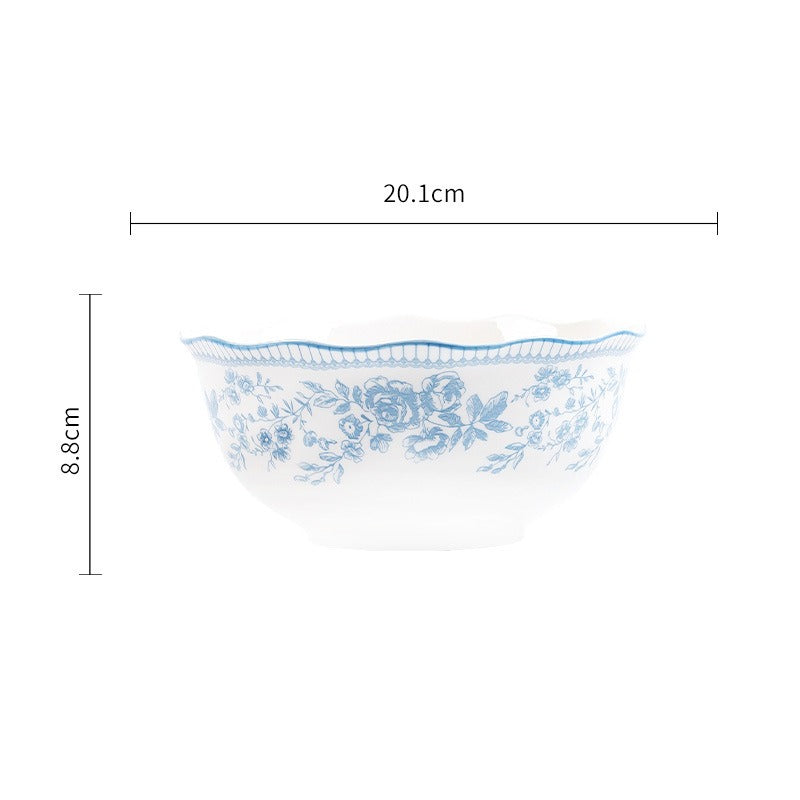 Blue Danube dinnerware – Soup Bowl – 8 in