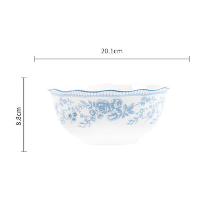 Blue Danube dinnerware – Soup Bowl – 8 in
