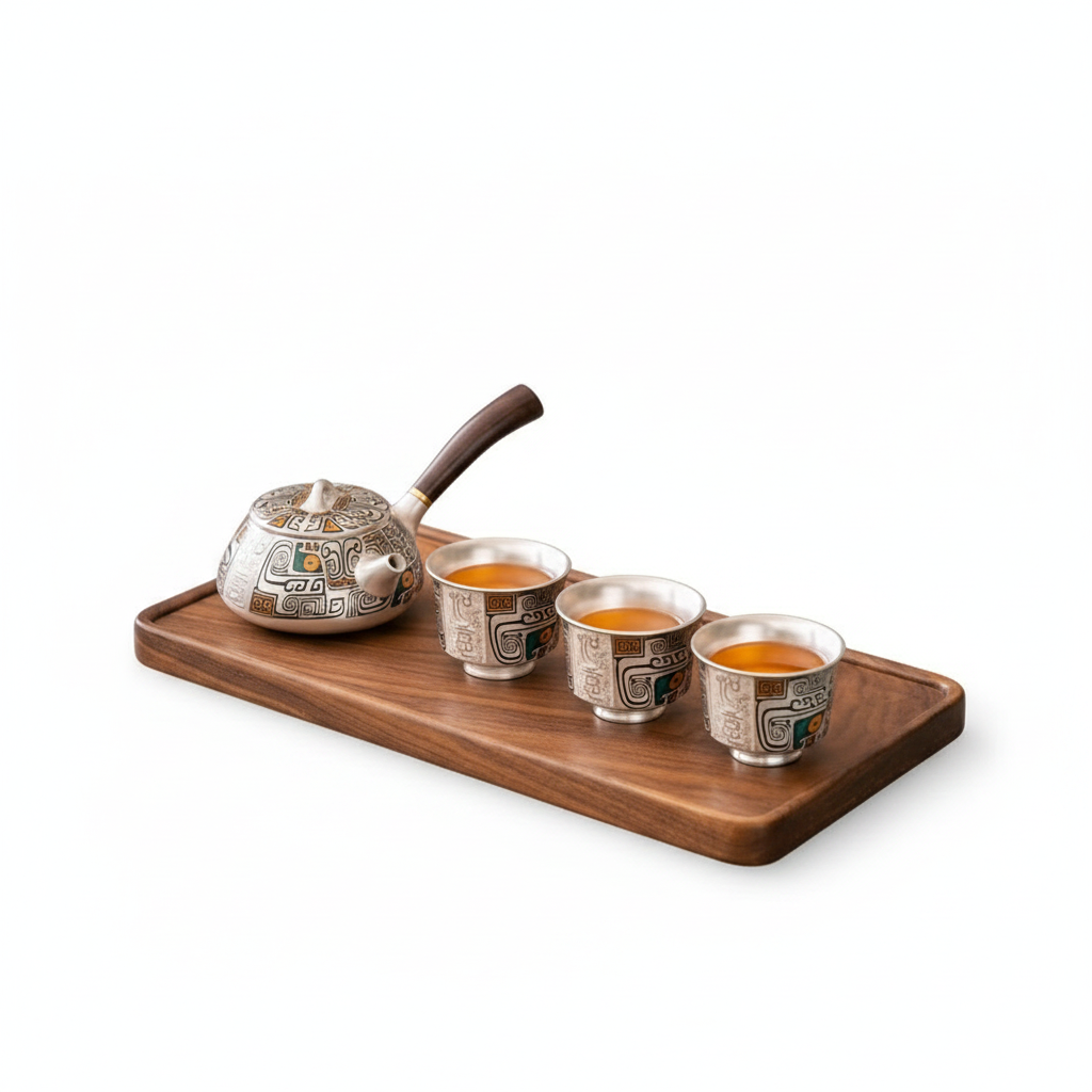 Ornamental Porcelain Tea Set