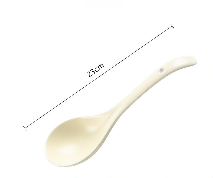 Jingdezhen milky-white dinnerware set – detail