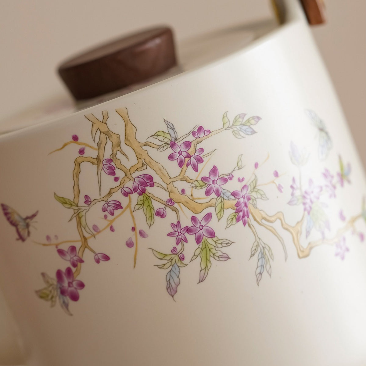Ru-style cat gongfu tea set – detail