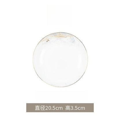 Jingdezhen glazed dinnerware set – detail