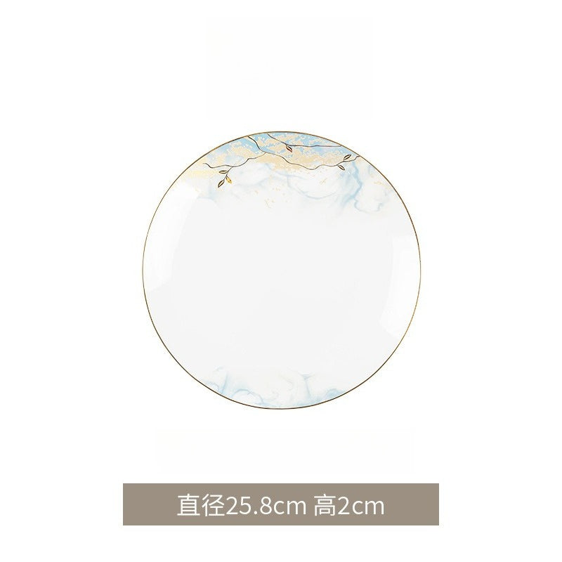 Jingdezhen glazed dinnerware set – detail