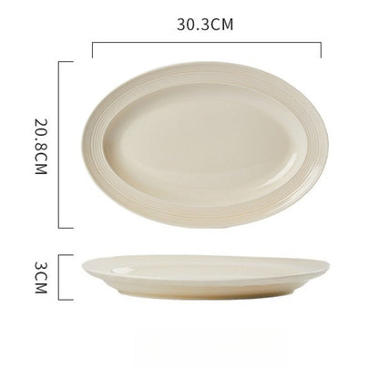 Jingdezhen milky-white dinnerware set – detail