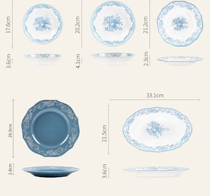 Blue Danube dinnerware set – detail