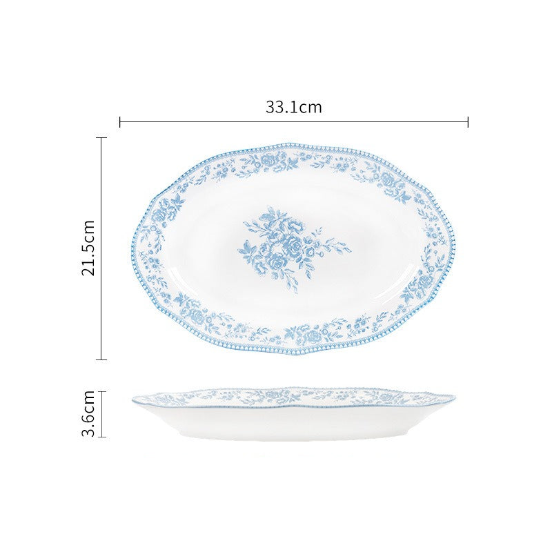 Blue Danube dinnerware set – detail