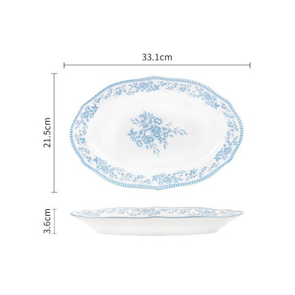 Blue Danube dinnerware set – detail