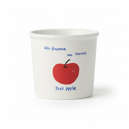 Apple Patterned Porcelain Mug