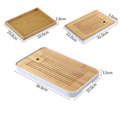 Matte distant-mountain tea set – detail