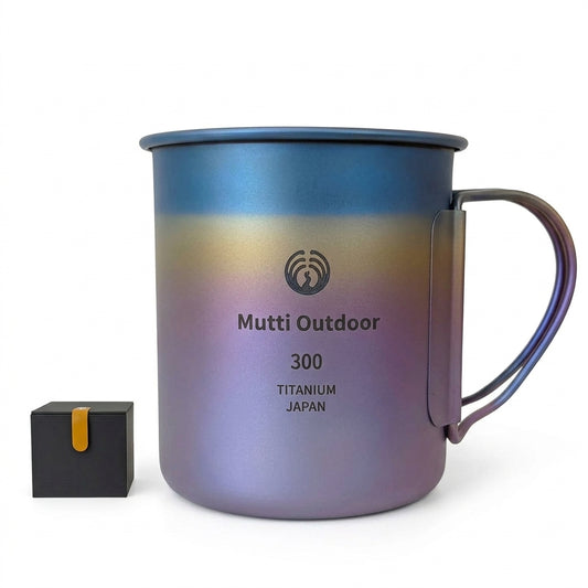 Pure Titanium Folding-Handle Camping Mug