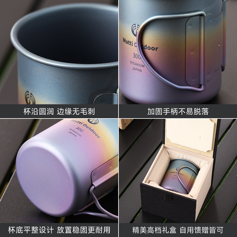Folding-Handle Camp Mug - Lidded and Open Everyday Carry Options