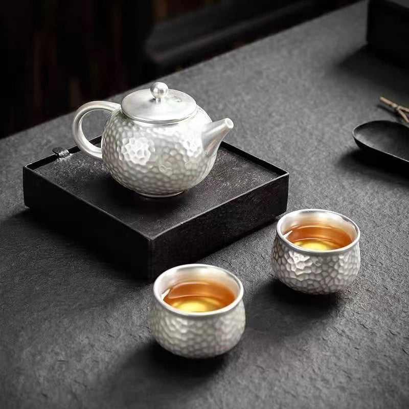 Ornamental Teapot and Cup Set - Individual and Multi-Piece Tea Service