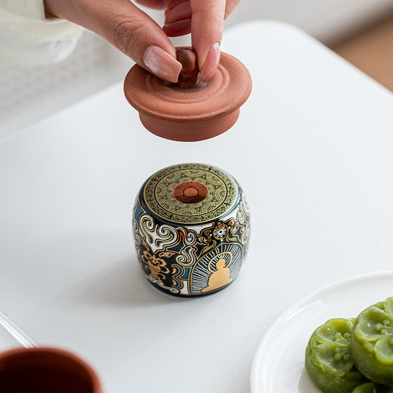 Decorative Ceramic Tea Lid Rest