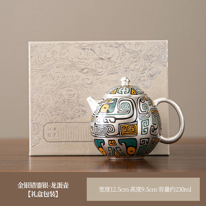 Ornamental Porcelain Tea Set