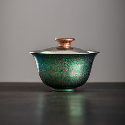 Colorful Porcelain Gaiwan Tea Set