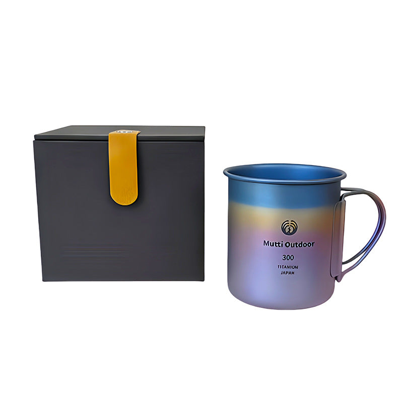 Folding-Handle Camp Mug - Lidded and Open Everyday Carry Options