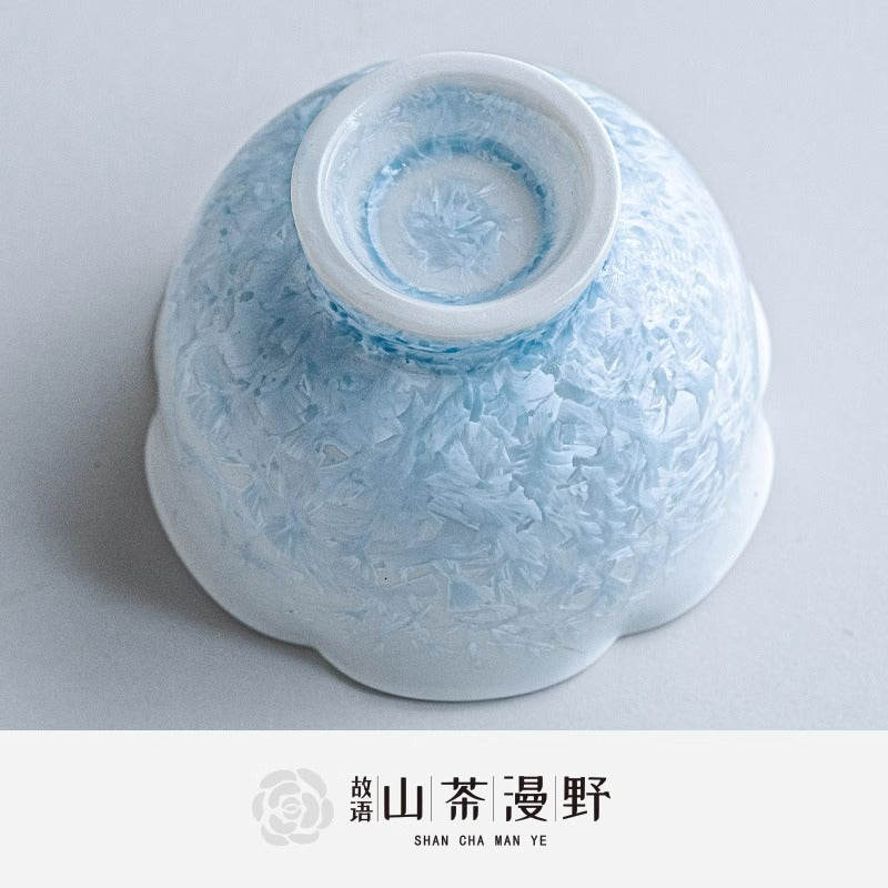 Glazed Porcelain Tea Cup Collection