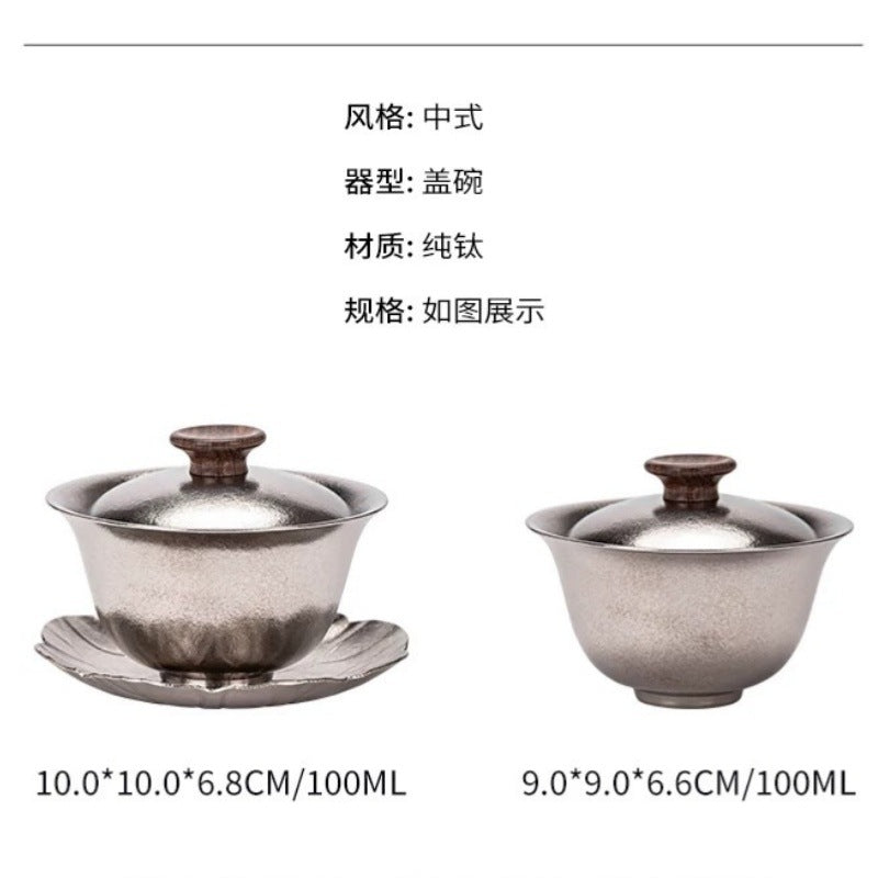 Colorful Porcelain Gaiwan Tea Set