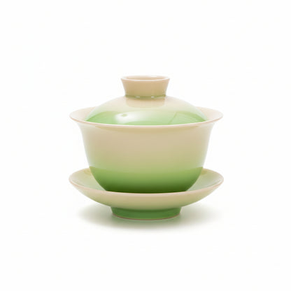Green Gaiwan Tea Set - Individual Gaiwan and Multi-Piece Tea Service - product image