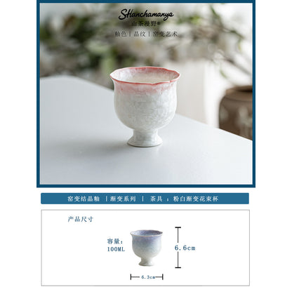 Glazed Porcelain Tea Cup Collection