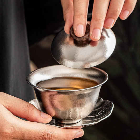 Colorful Gaiwan - Two-Piece and Three-Piece Tea Bowl Set Options - product image