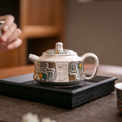 Ornamental Porcelain Tea Set