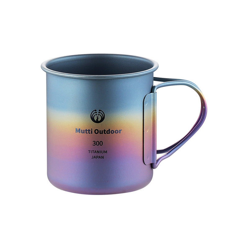 Folding-Handle Camp Mug - Lidded and Open Everyday Carry Options