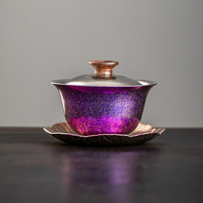 Colorful Porcelain Gaiwan Tea Set