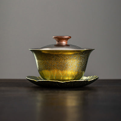 Yunran Three-Piece Gaiwan - Yellow