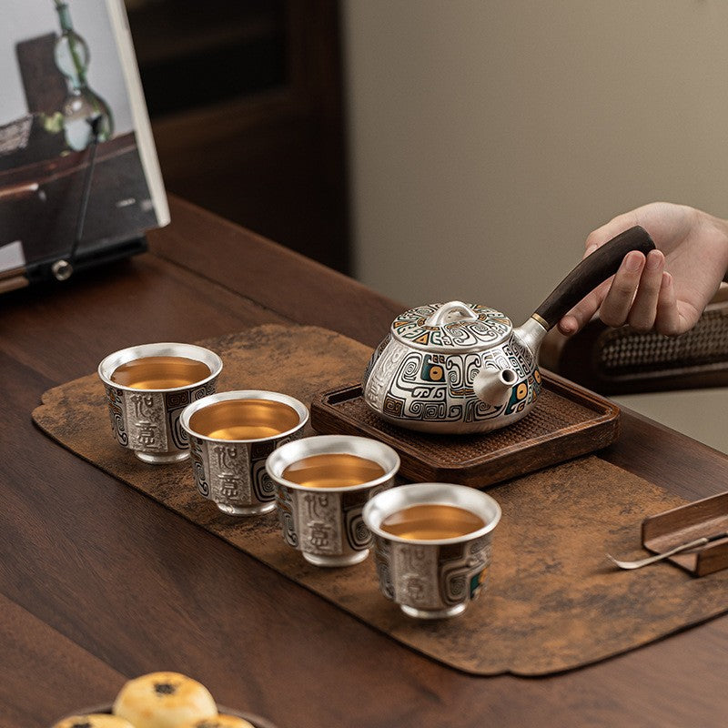Ornamental Porcelain Tea Service