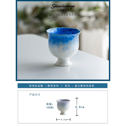 Glazed Porcelain Tea Cup Collection