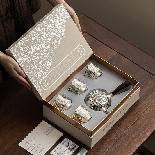 Ornamental Tea Service - Side-Handle and Top-Handle Set Options - product image