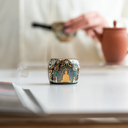 Decorative Ceramic Tea Lid Rest