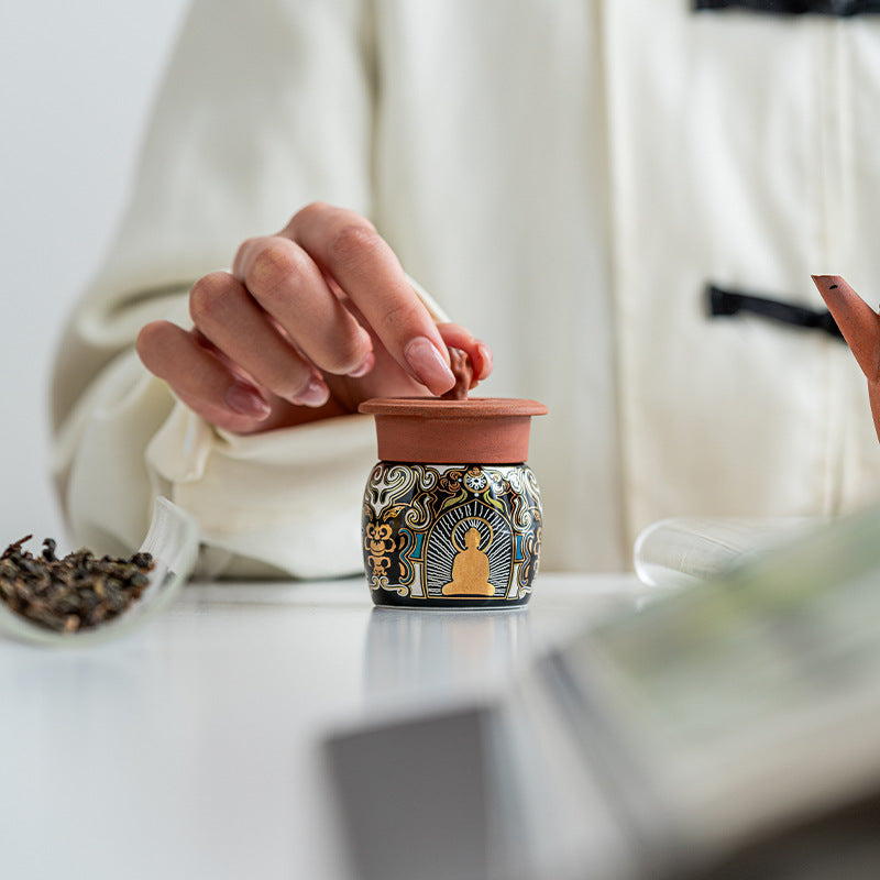 Decorative Ceramic Tea Lid Rest
