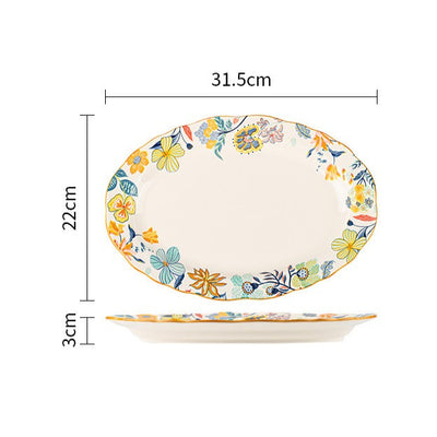 12-inch Scalloped Fish Platter