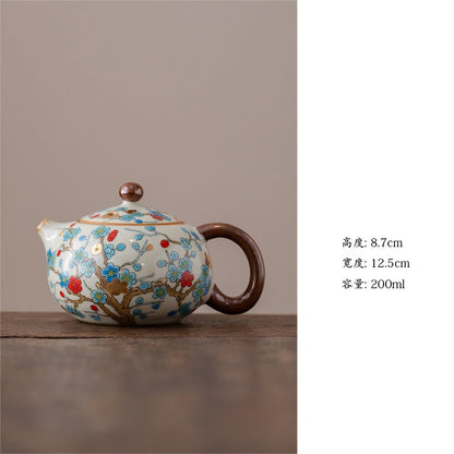 Ru-Style Golden Plum tea set – Xishi Pot