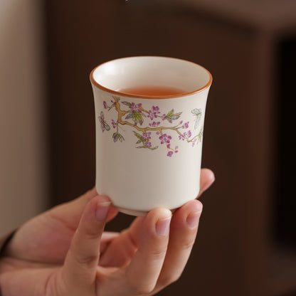 Ru-style cat gongfu tea set – detail