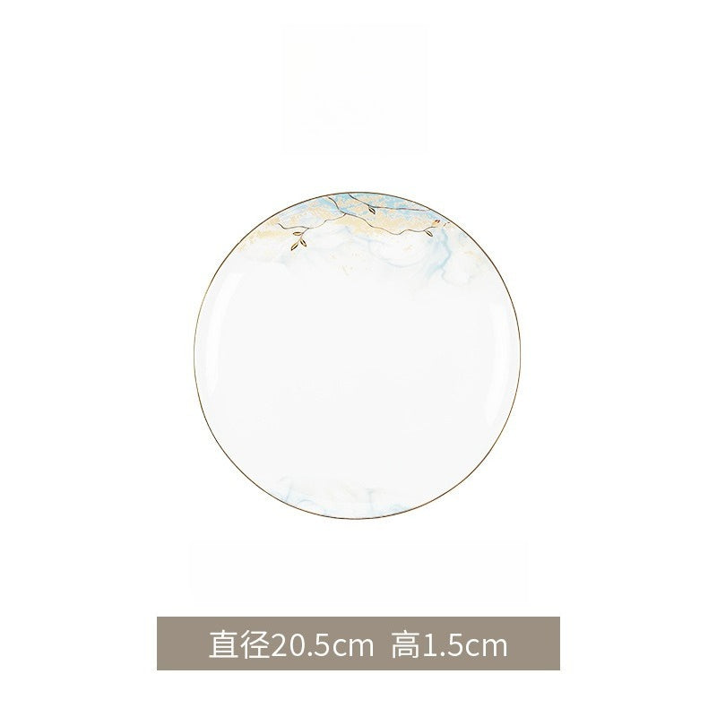 Jingdezhen glazed dinnerware set – detail