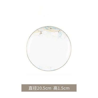 Jingdezhen glazed dinnerware set – detail