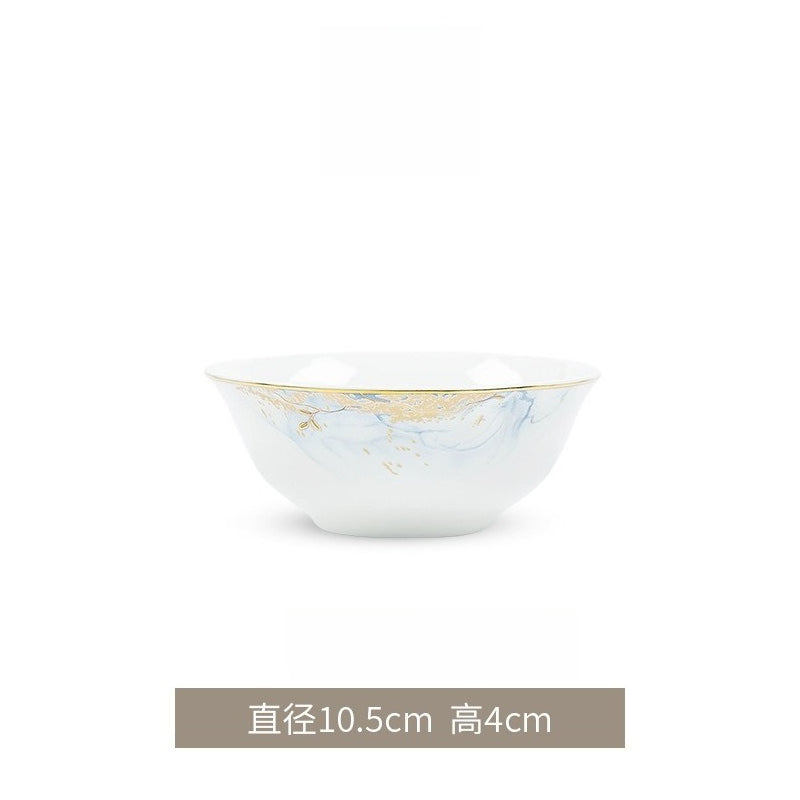 Jingdezhen glazed dinnerware set – detail