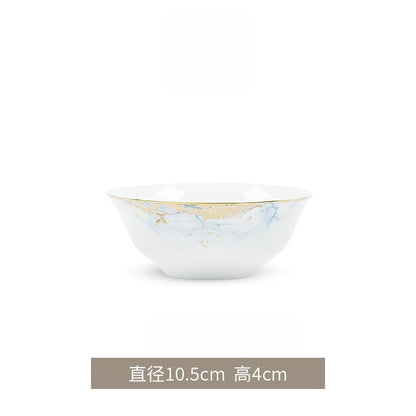 Jingdezhen glazed dinnerware set – detail