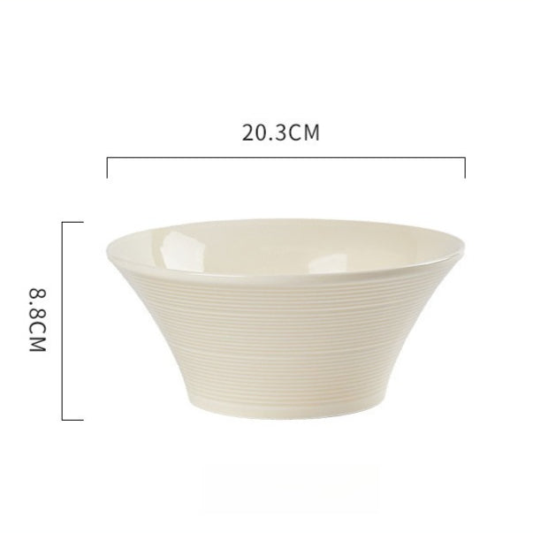 Jingdezhen milky-white dinnerware set – detail
