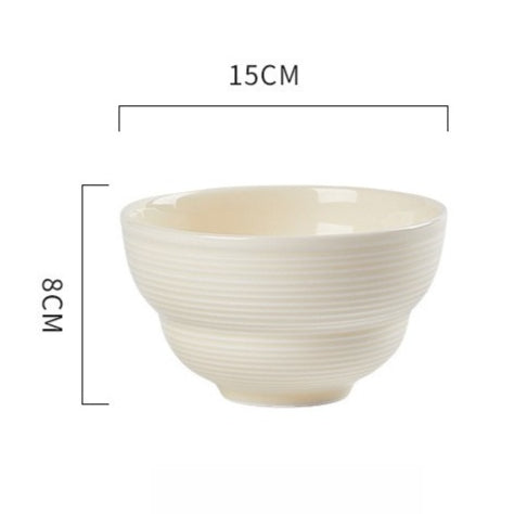 Jingdezhen milky-white dinnerware set – detail