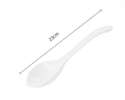 Man Ting Fang Full-Flower Porcelain Dinnerware – Large Serving Spoon